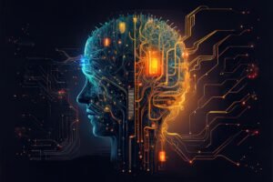 Artificial Intillegence advanced image of a person showing high level competence